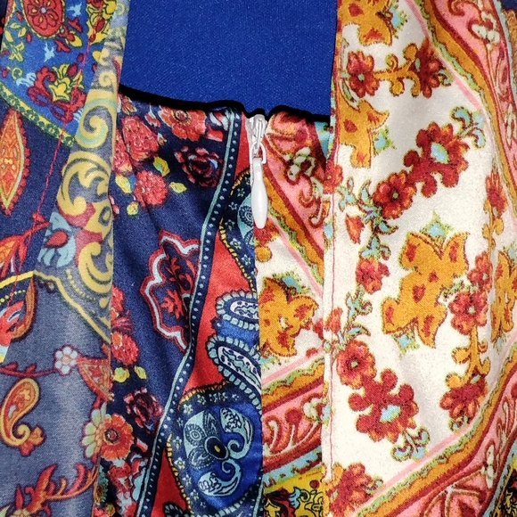 Beautiful Ladies Fall Multicolor Dress - Picture 11 of 11